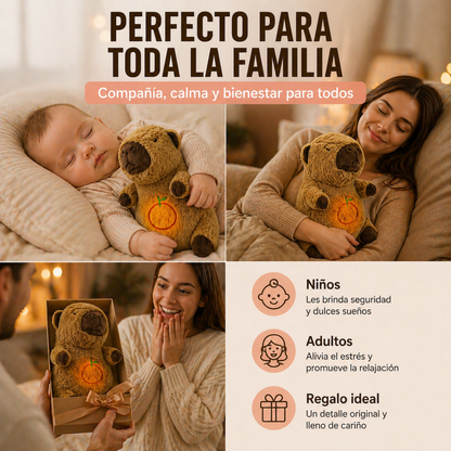 Peluche Capira con Respiración Rítmica