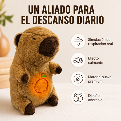 Peluche Capira con Respiración Rítmica