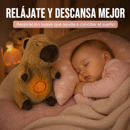 Peluche Capira con Respiración Rítmica